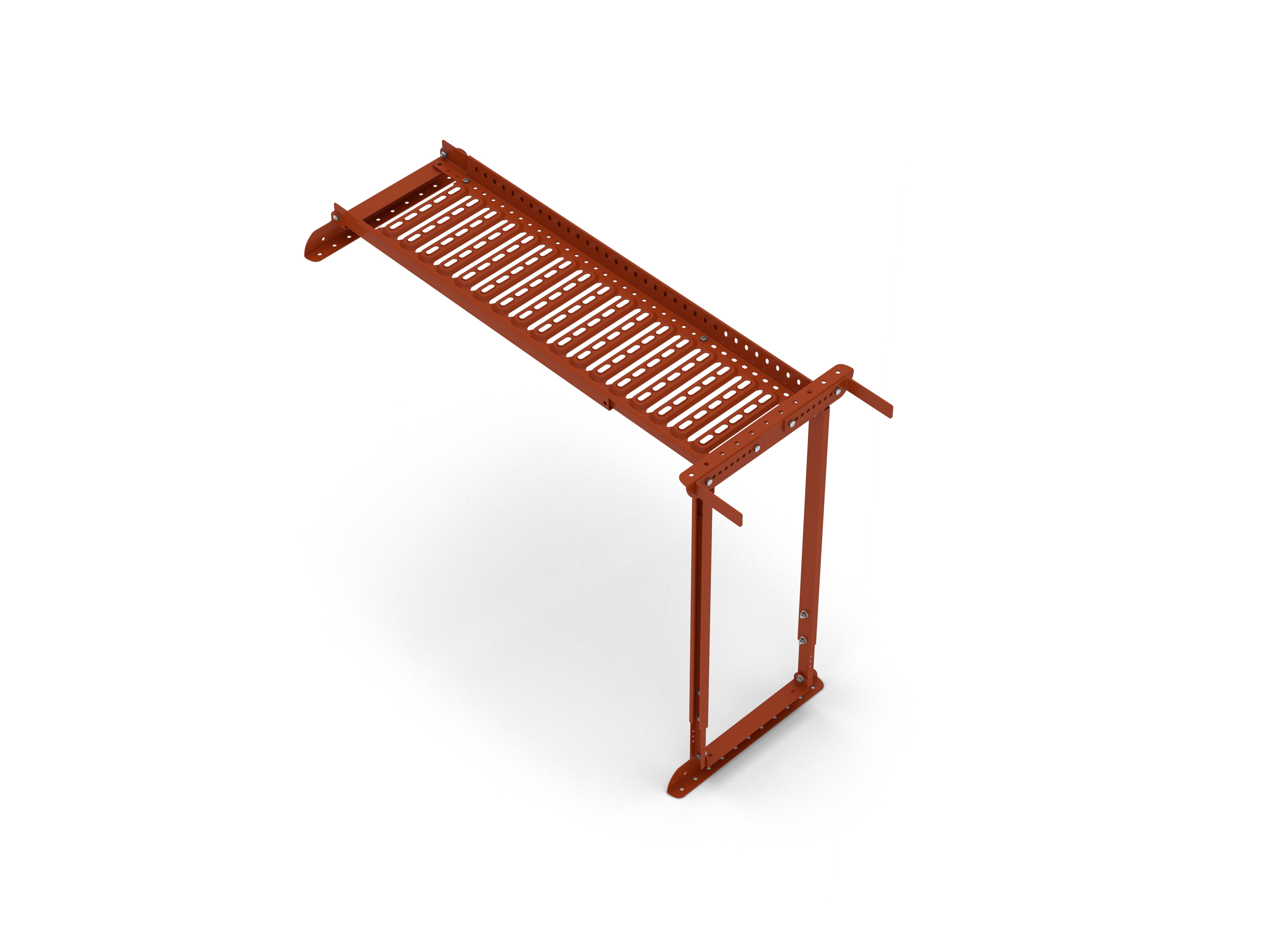 Skorstensplf. 1200x350 fällb Tegelröd Weland