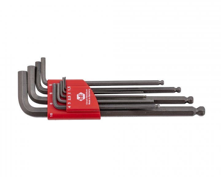 Sexkantnyckel kula set 9st - 15mm-10mm