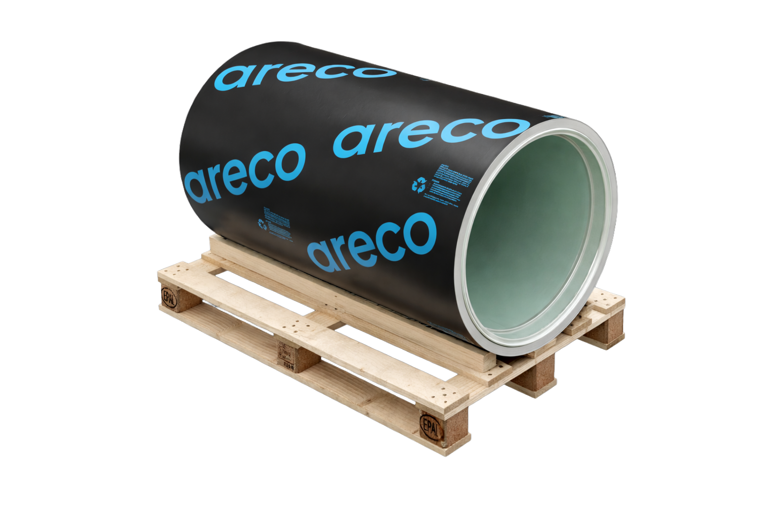 Coil PLX 500 kg Tegelröd AR8004 1250x0,60 GreenCoat® Blank ink Folie
