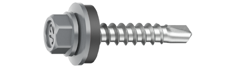 Överlappskruv 4,8x20 RAL9007 Mörk silver 250 st/pkt. Ejot