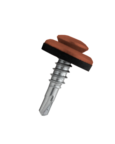 Farmarskruv lågprofil (LP) 4,8x20/Ö C3 3009 oxidröd 250st/pkt. Ejot