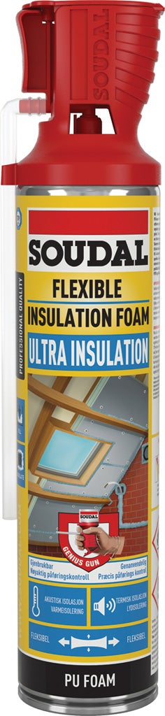 Genius Gun Isoleringsskum Flexi 600 ml