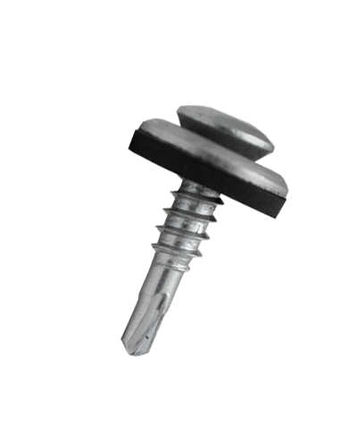 Farmarskruv lågprofil (LP) 4,8x20/Ö C3 9006 silver 250st/pkt. Ejot