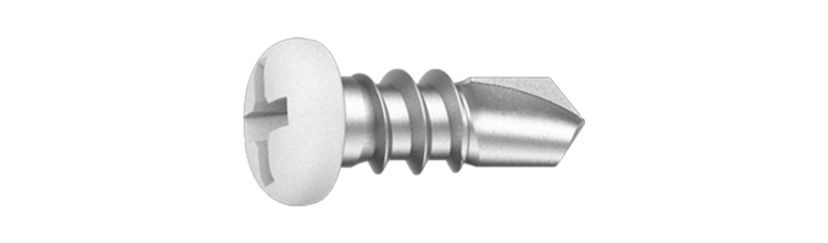 Undertakskruv 3,5x9,5 RAL9010 vit 1000 st/pkt. Ejot