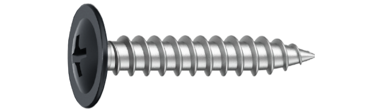 Montageskruv C3 4,2x25 RAL9011 Svart 500 st/pkt. Ejot