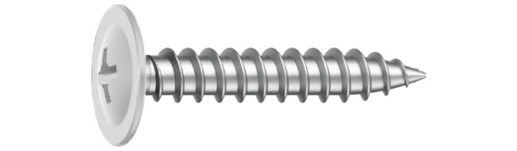 Montageskruv C3 4,2x25 RAL9010 Vit 500 st/pkt. Ejot