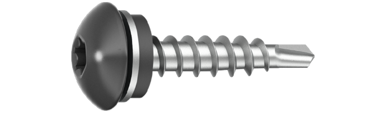 Farmarskruv IQ 4,8x35 RAL9011 svart 250 st/pkt. Ejot