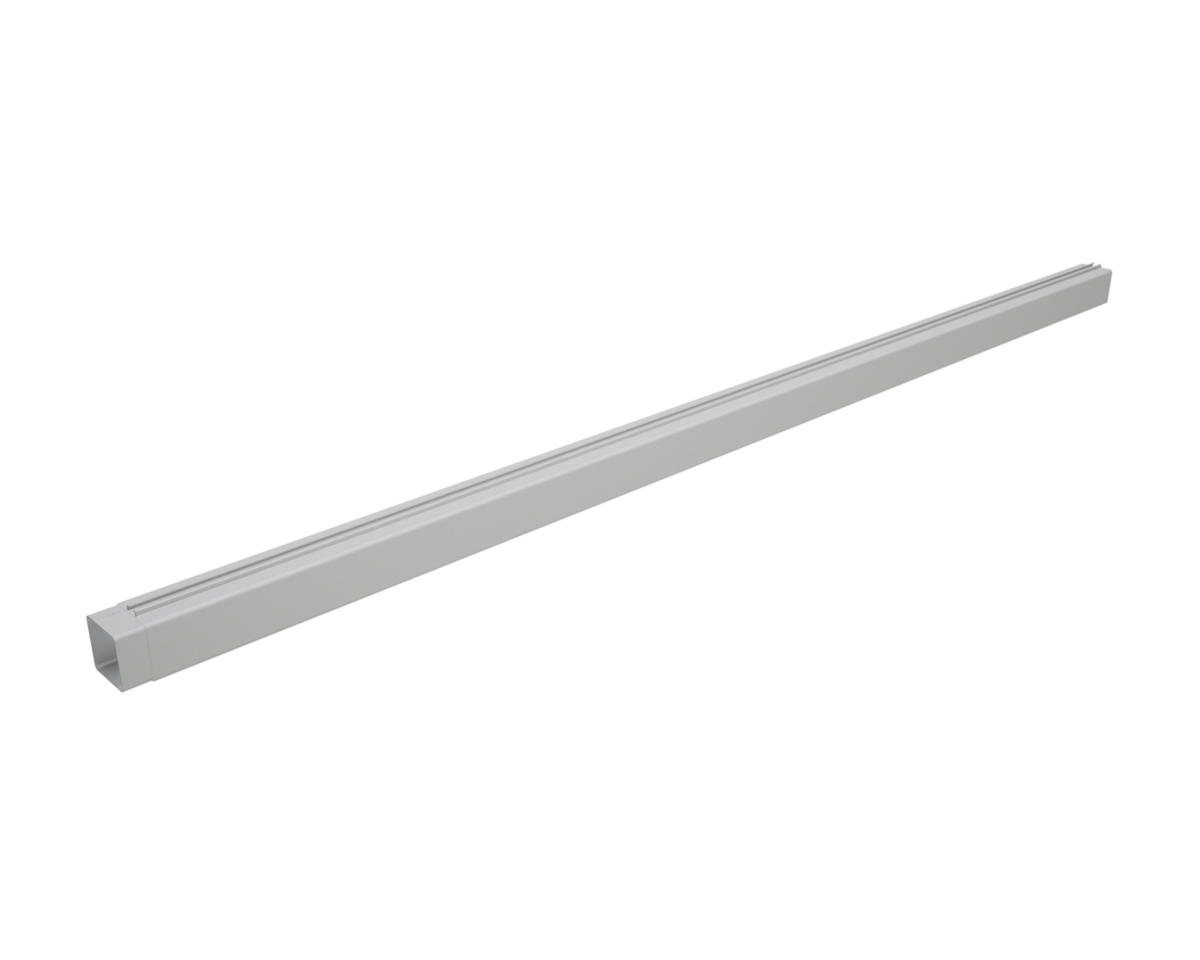Kvadratrör 100 3,0 meter, 12 silvermetallic. PREFA