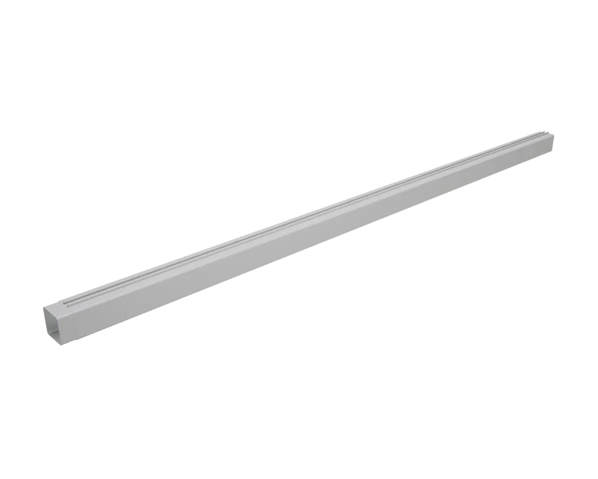 Kvadratrör 100 3,0 meter, 12 silvermetallic. PREFA