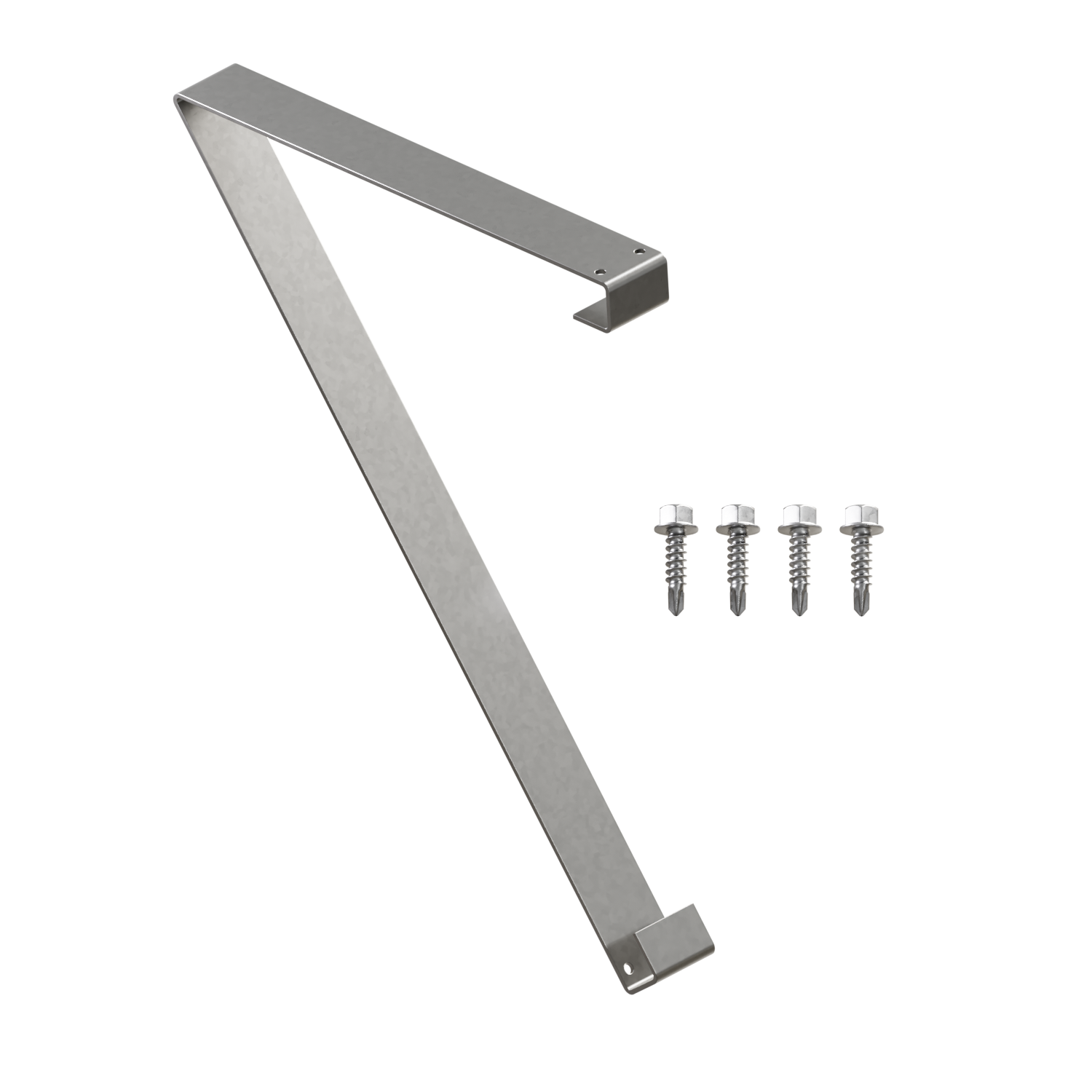 Avslutningsbygel skyddsräcke inkl. skruv svart matt. CWL