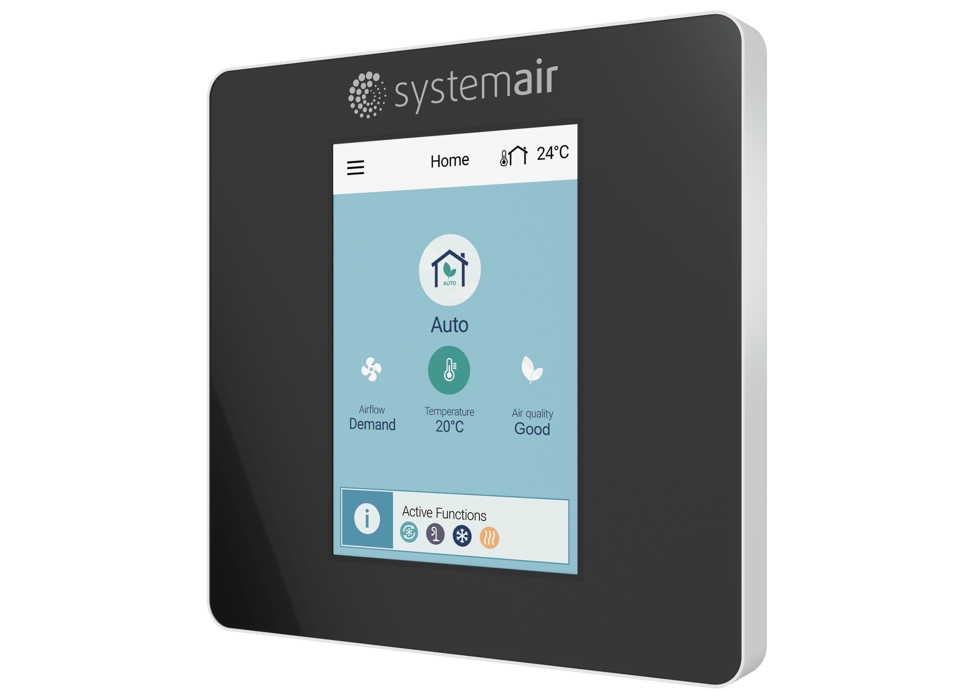 Kontrollpanel SAVE TOUCH-display Svart