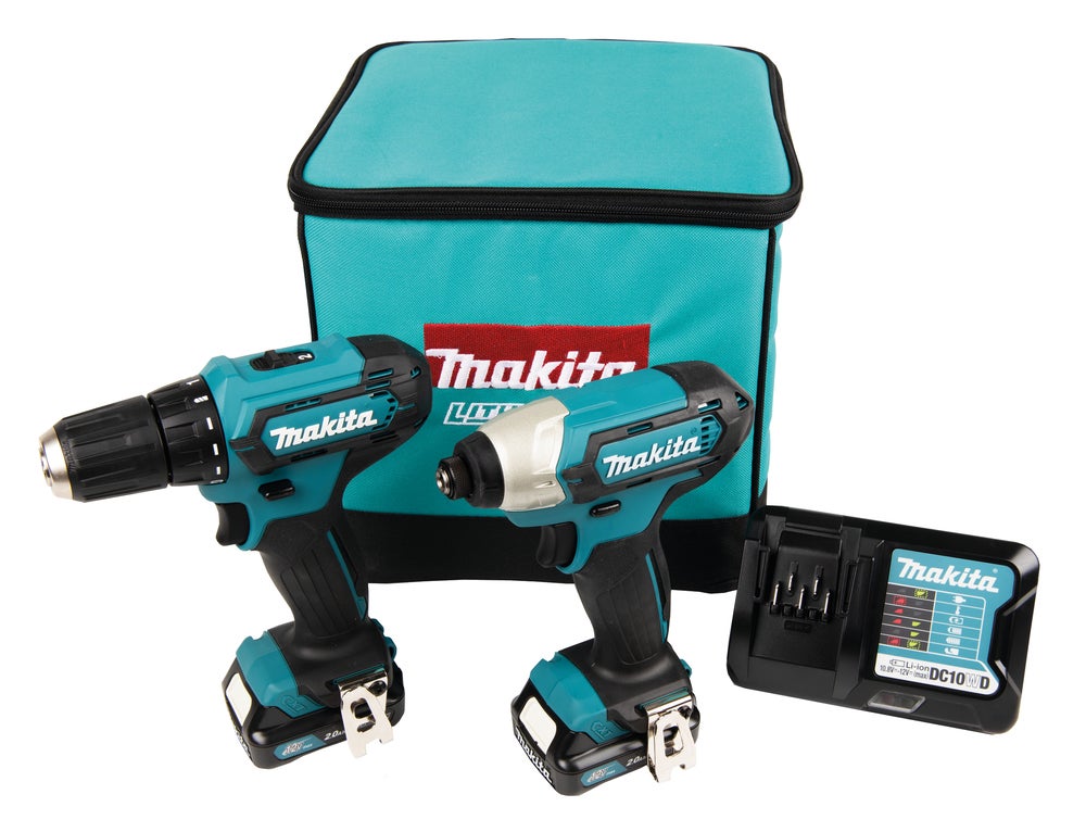 Combokit inkl. DF331+TD110 2,0Ah Snabbladdare, MAKPAC