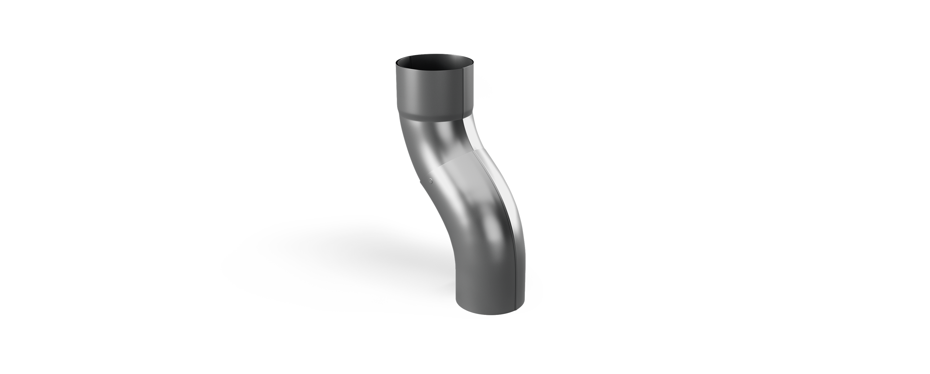 Sockelknä 100 Mörk Silver. Areco