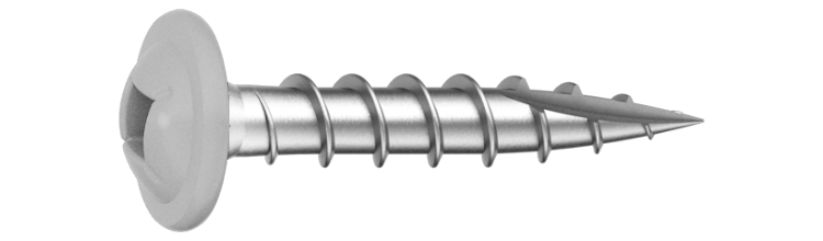 Fönsterbleckskruv 3,5x25 A4 RAL9006 Silver SQ1 500st/pkt