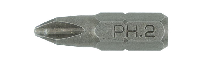 Bits Phillips Nr 2 25mm. Ejot