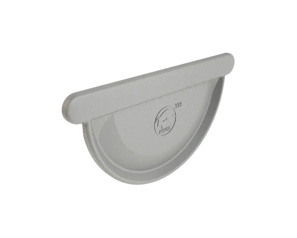 Ränngavel 125 Silvermetallic. PREFA