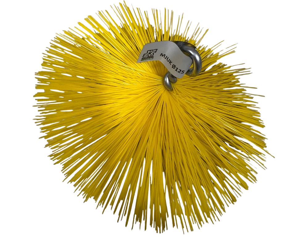 Nylonborste mjuk 125mm