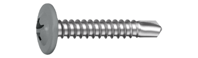 Montageskruv Borrspets 4,2x25 RAL9006 Silvermetallic 500 st/pkt. Ejot