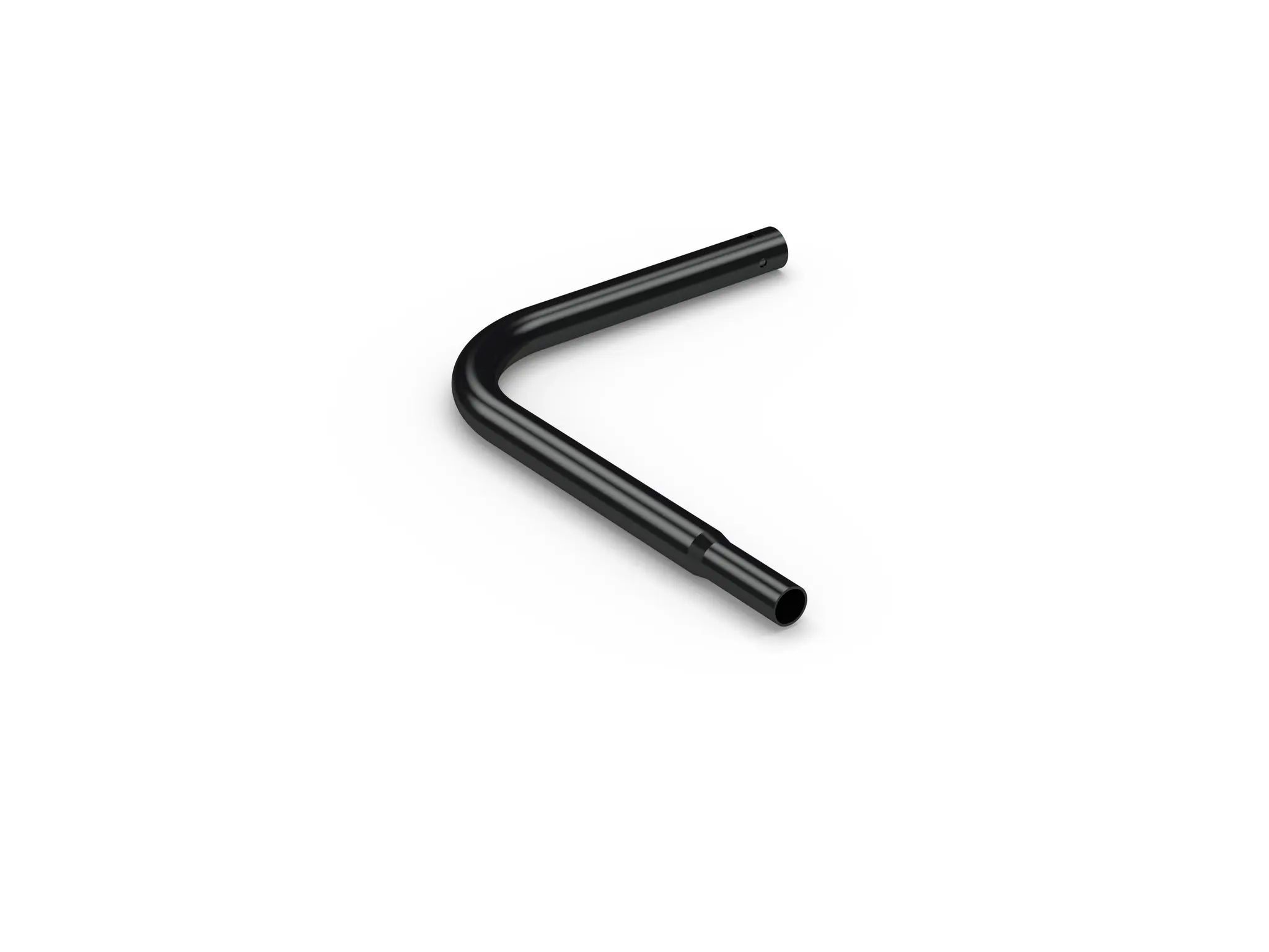 Rör 27mm böj 90gr. 280x280mm Svart Weland