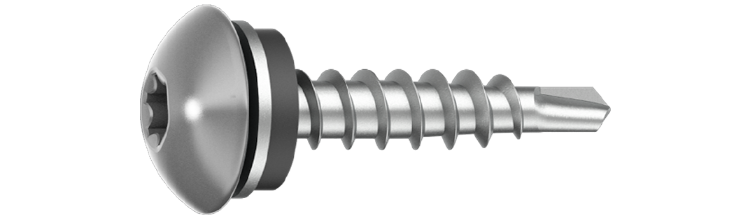 Farmarskruv IQ 4,8x35 RAL7040 Grå 250 st/pkt. Ejot
