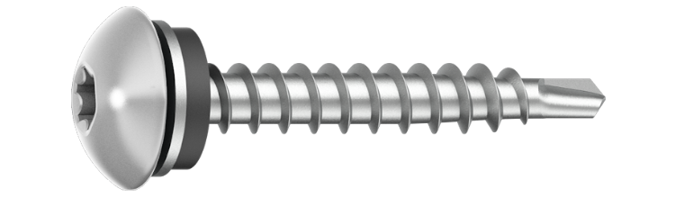 Farmarskruv IQ 4,9x60 klarlack 200 st/pkt. Ejot
