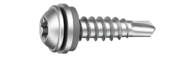 Beslagskruv 4,8x19 klarlack 250 st/pkt. Ejot