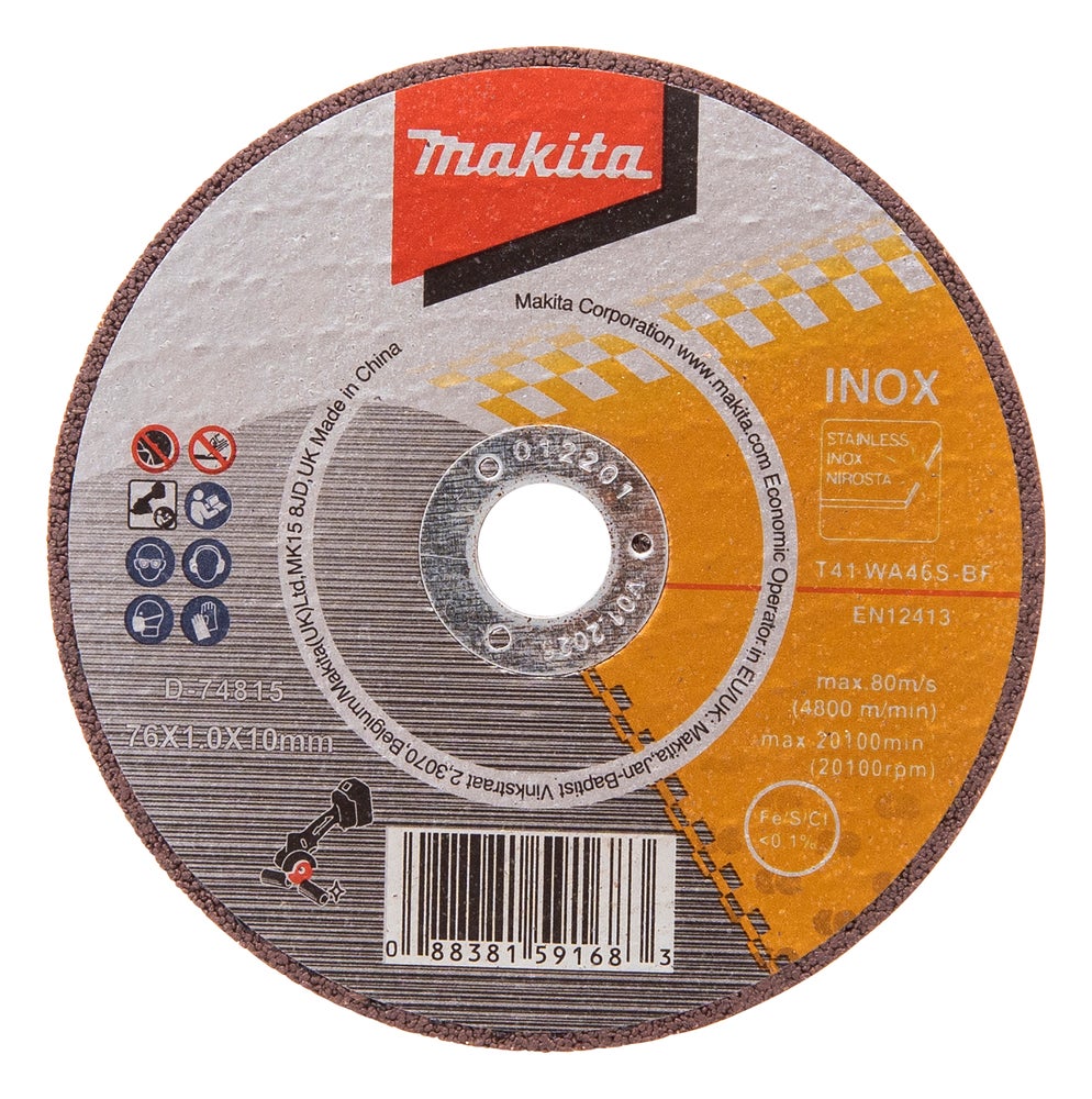 Kapskiva 76x10mm 5-pack