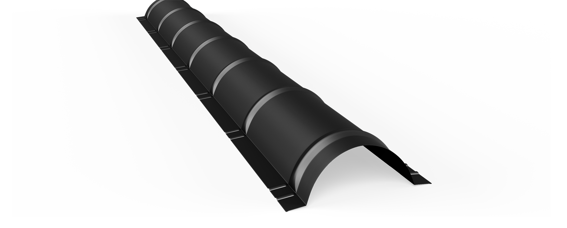 Rundnock POL AR9005 Svart