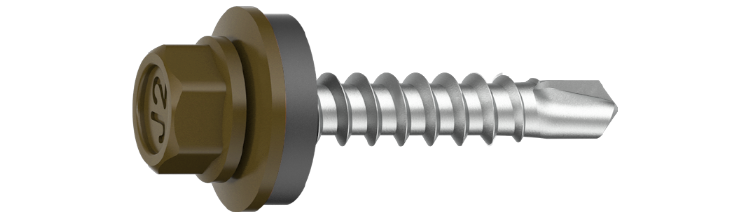 Farmarskruv 4,8x35/Trä RAL8014 Sepiabrun HEX8 C3, 250 st/pkt