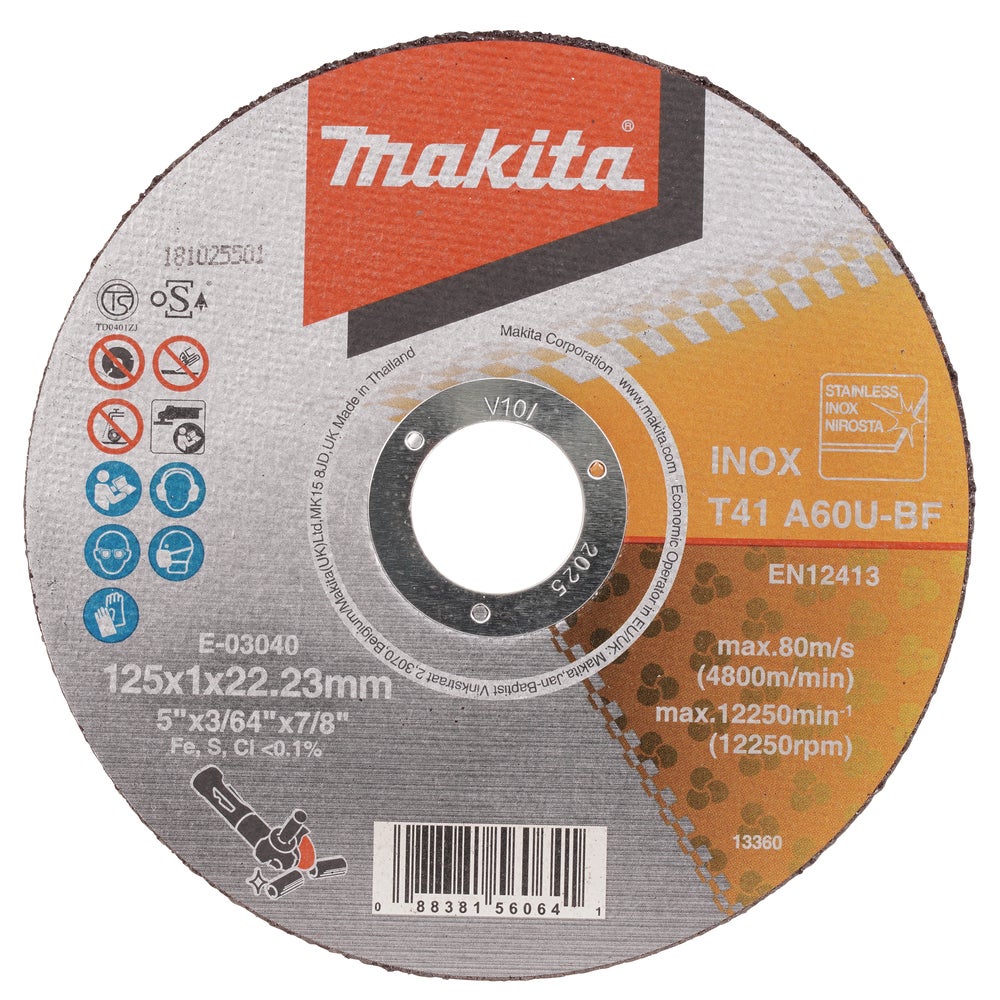 Kapskiva 125x1,0mm RST. Makita