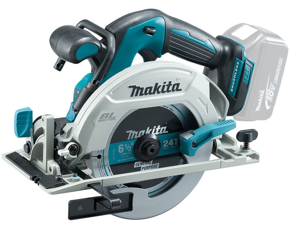 Cirkelsåg 165mm BL 18V, naken. Makita