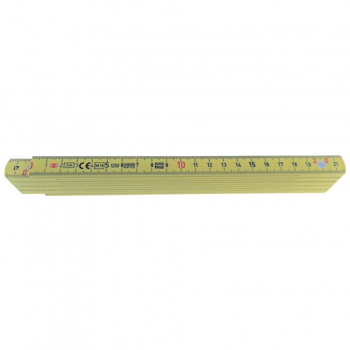 Mätstock plast 2m Long life - swiss