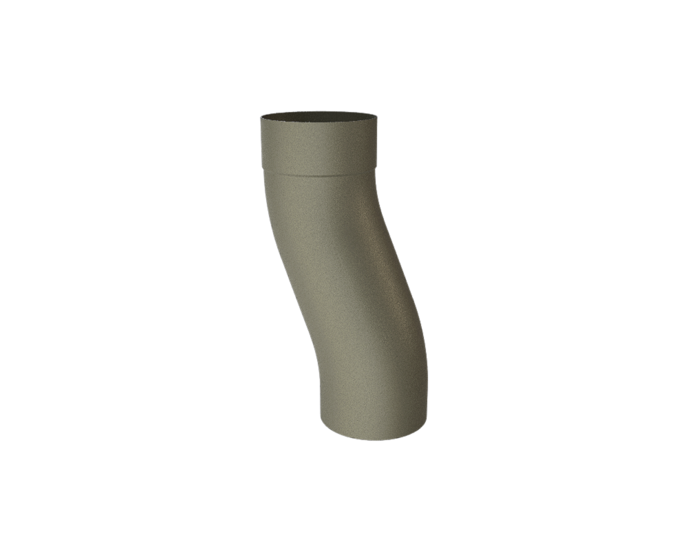 Sockelknä 80, Förskjutning: 60 mm,07 P.10 Ljusgrå. PREFA