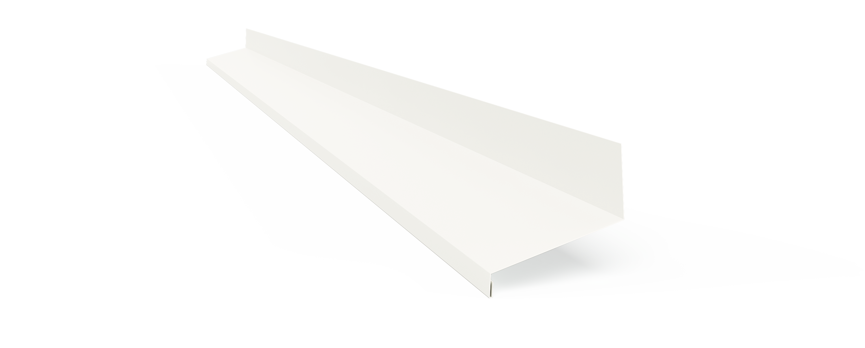 Överbleck 40mm Vit AR9010 á 2m