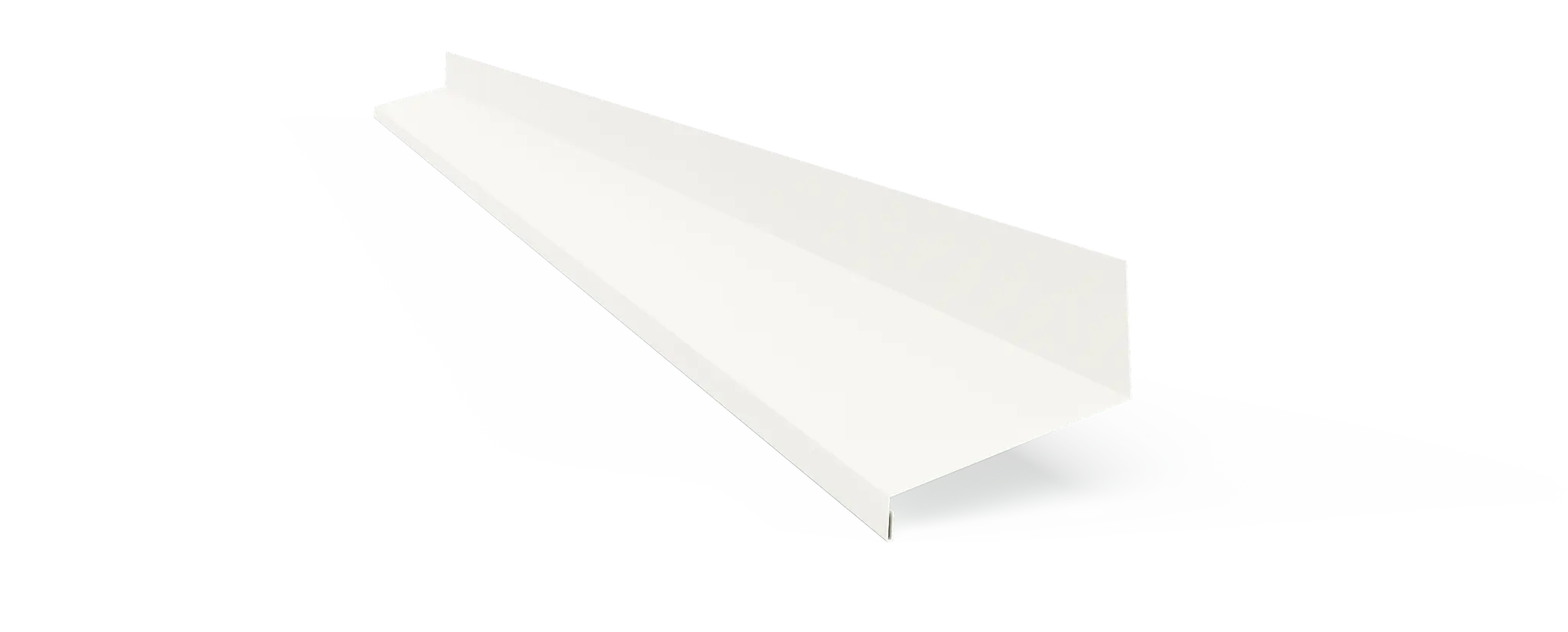 Överbleck 40mm Vit AR9010 á 2m