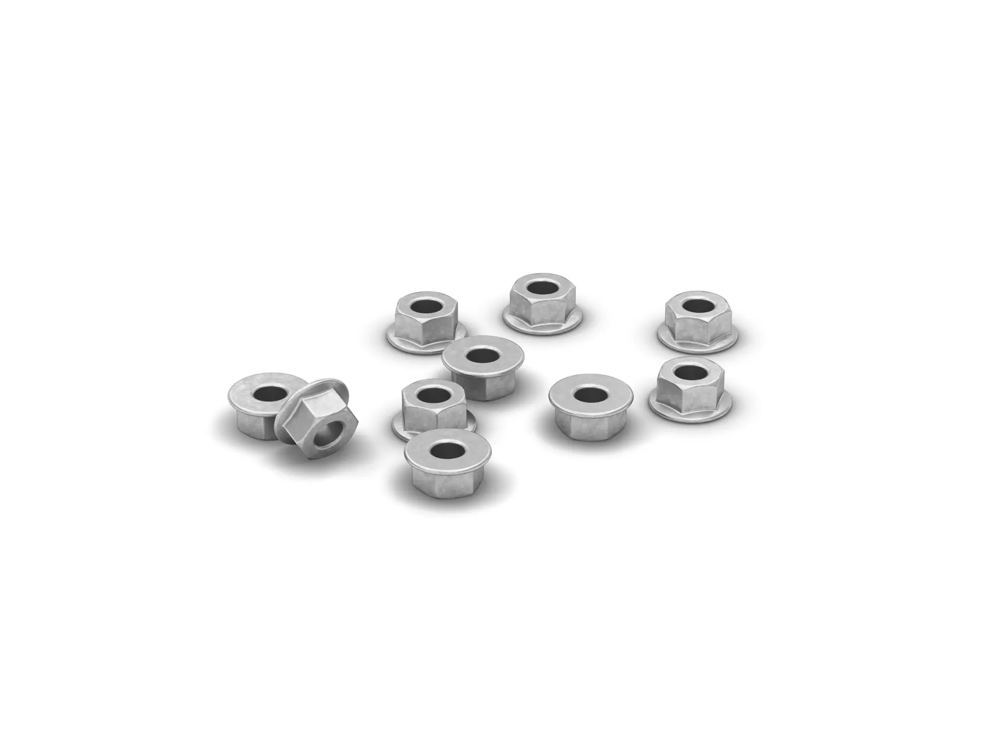 Muttersats 10st M8 vfz Weland