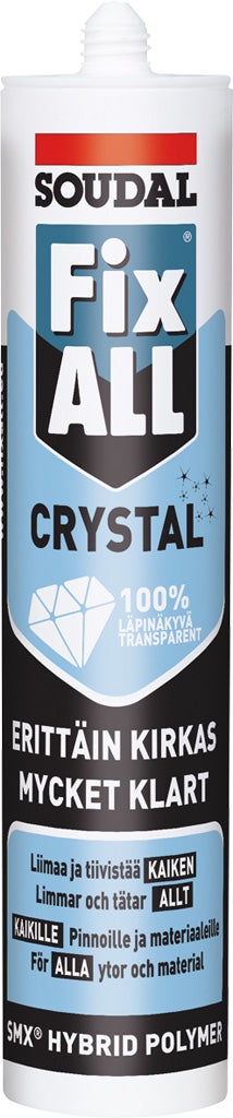 Fogmassa Soudal Fix-All Crystal 300ml
