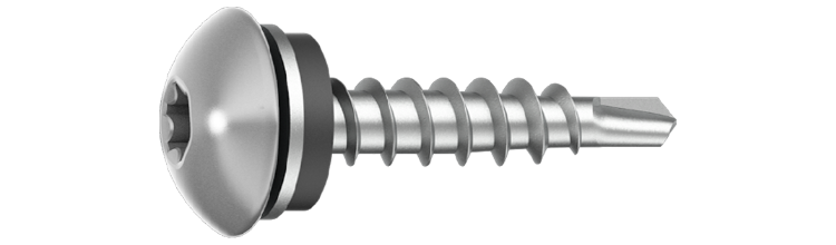 Farmarskruv IQ 4,8x35 RAL9006 Silver 250 st/pkt. Ejot