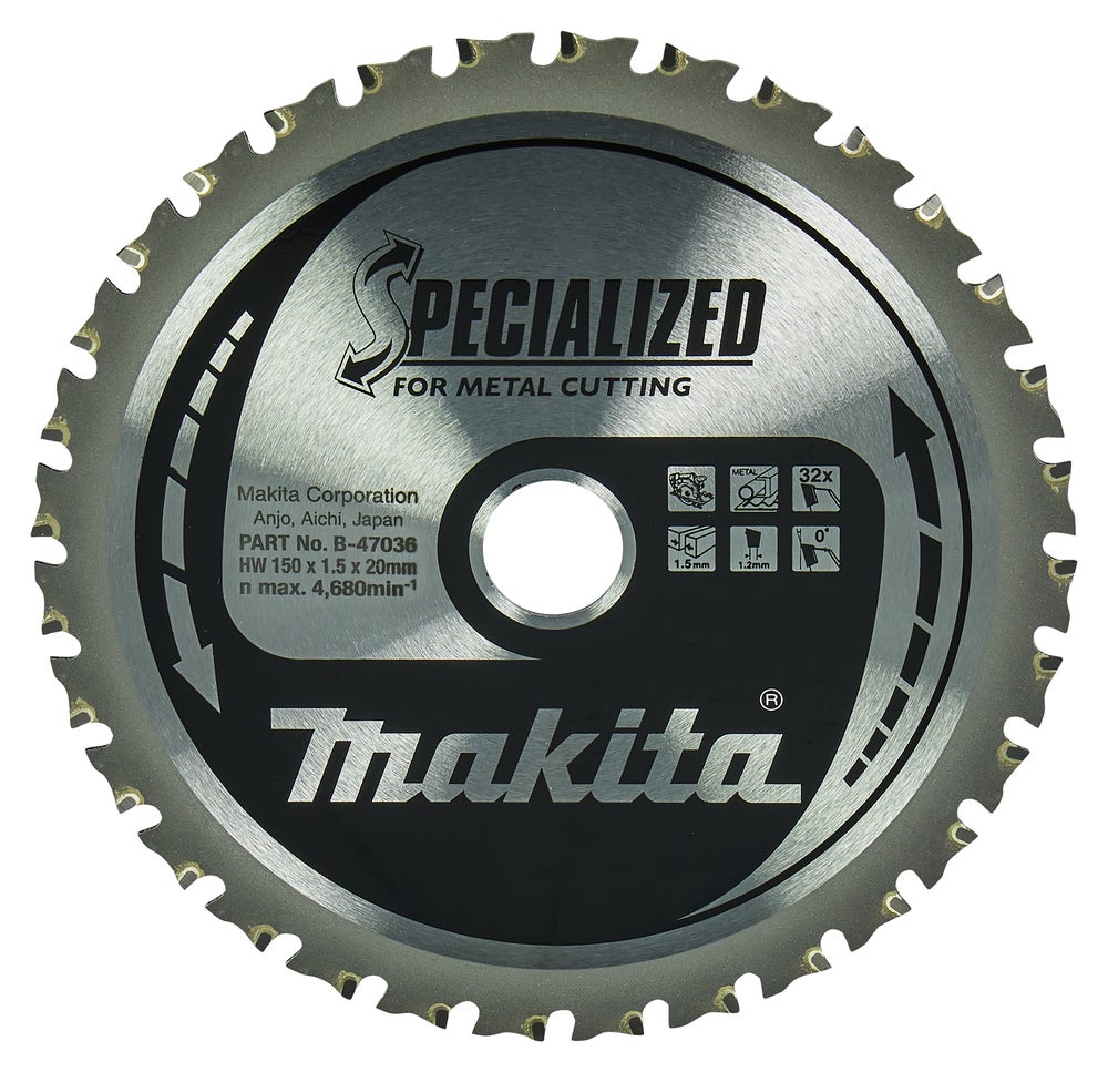 Sågklinga Specialized T.C.T 150 x 20mm 32 T. Makita