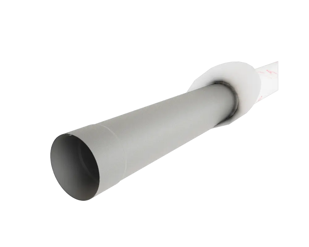 Stuprör 80 3,0 meter Silvermetallic. PREFA