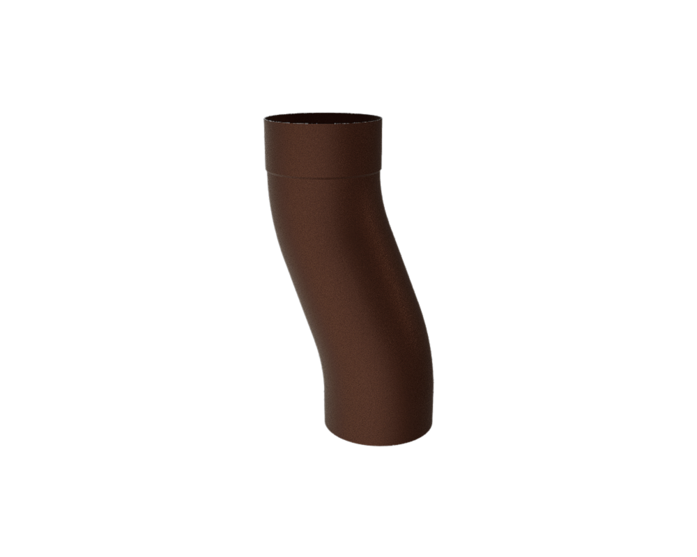Sockelknä 100, Förskjutning: 60 mm,11 P.10 Nötbrun. PREFA