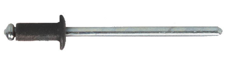Blindnit AL 3208 ST RAL9005 Svart 250st/pkt. Ejot