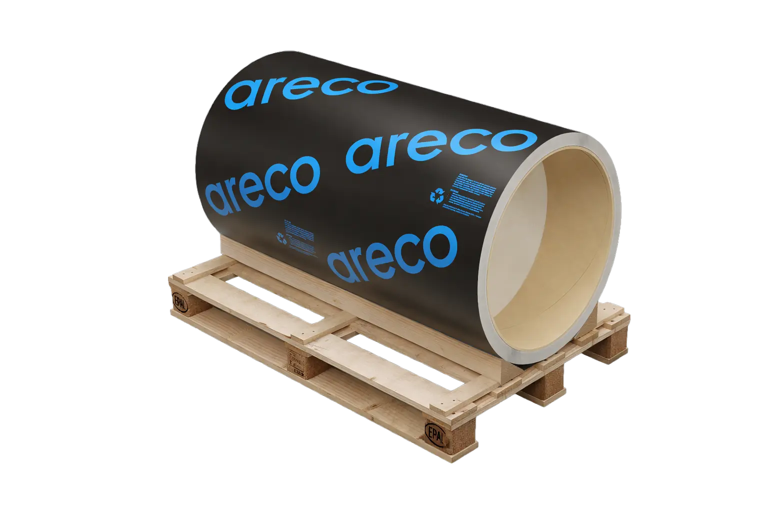 Coil Alu Polyester HC 1250x0,8 Svart GL10