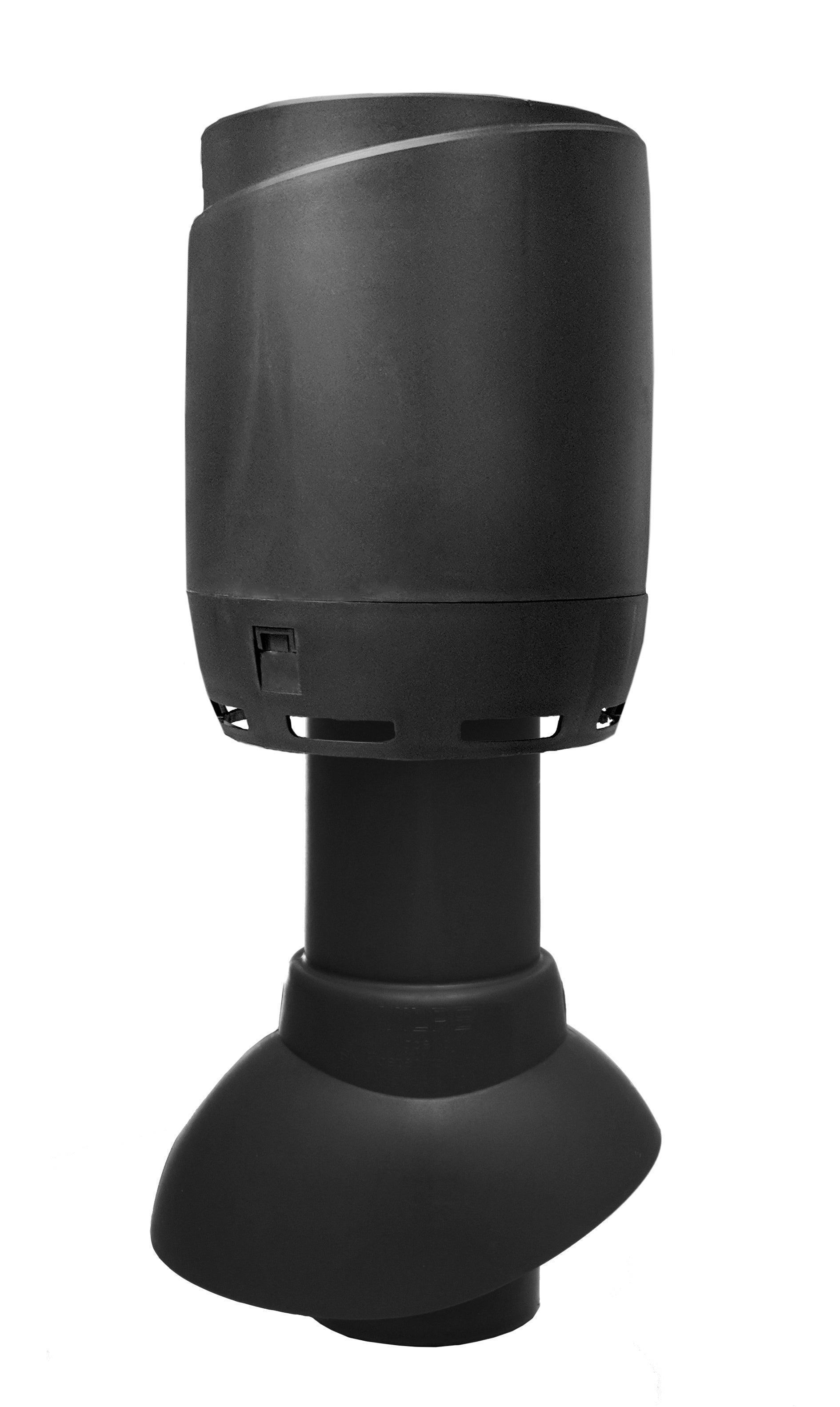 Avloppsluftare FLOW med hatt 110P/300 Svart