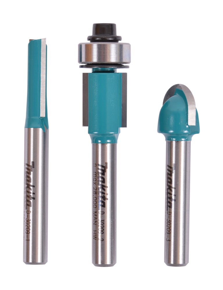 Frässet 3 delar. Makita