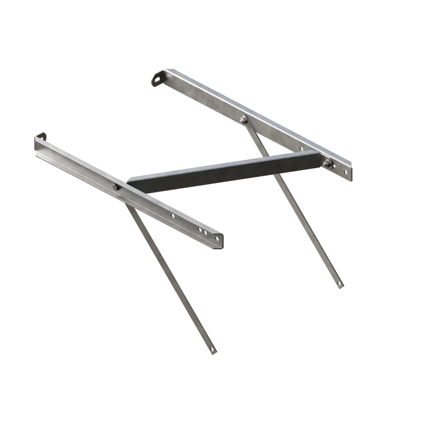 Konsolsats fasadstege A-600 9006 Silvermetallic. CWL