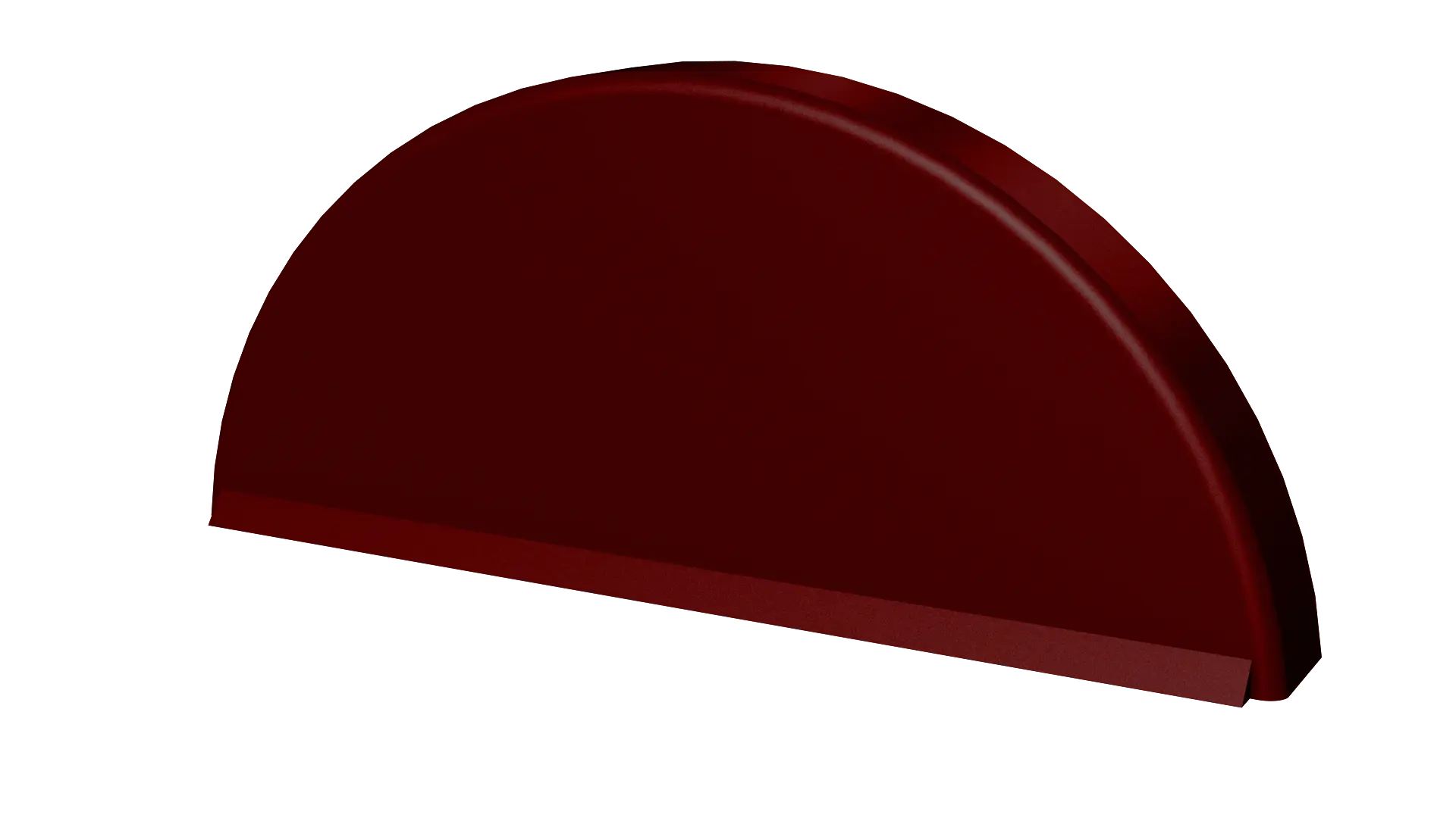 Ändlock Plast Vinröd AR0418