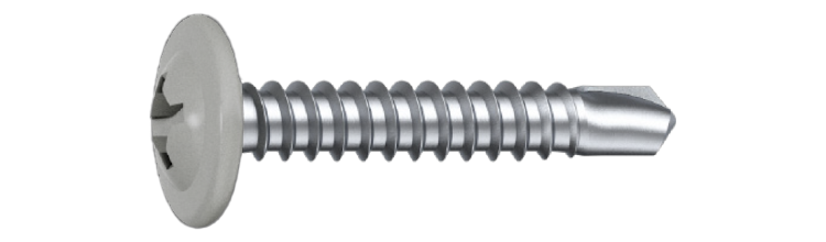 Montageskruv Borrspets 4,2x14 RAL9006 Silver 500 st/pkt. Ejot