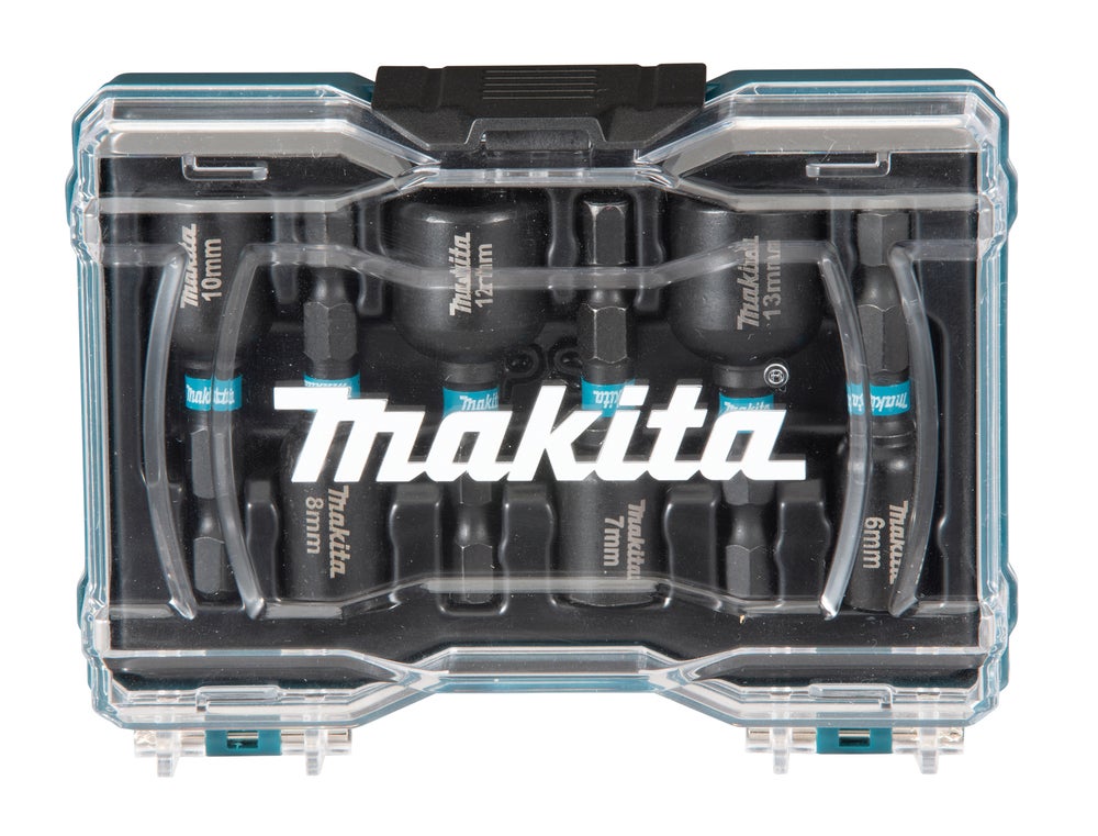 Hylssats Impact Black 6-delar 1/4. Makita