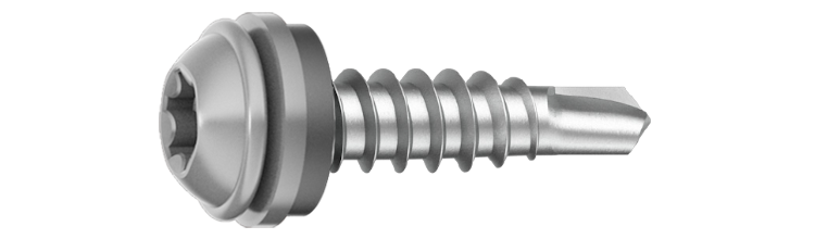 Beslagskruv 4,8x19 RAL9007 Mörk silver 250 st/pkt. Ejot
